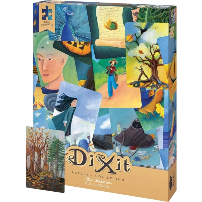 dixit puzzle - blue mishmash puzzle 1000 pezzi