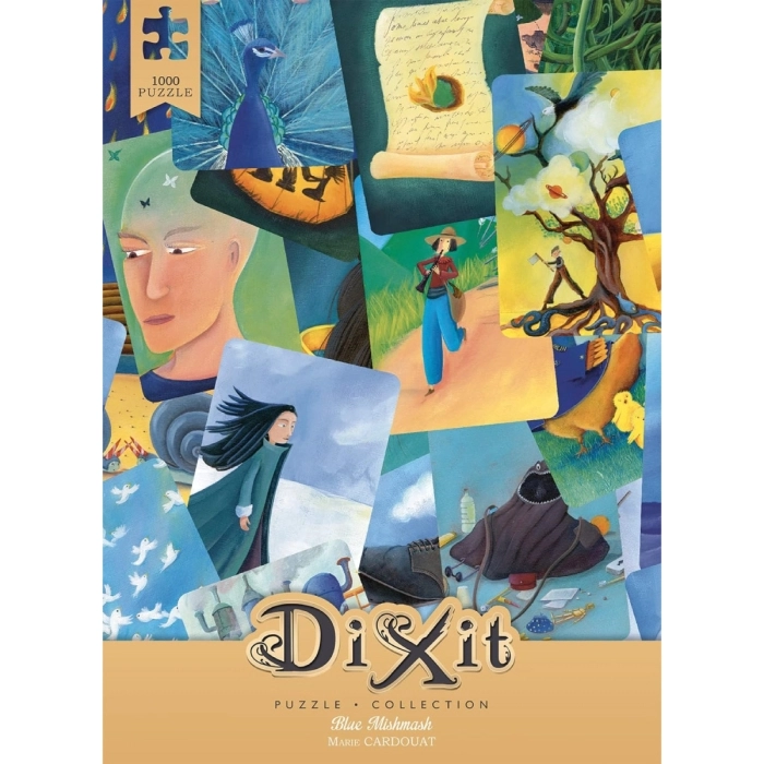 dixit puzzle - blue mishmash puzzle 1000 pezzi