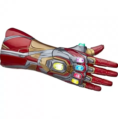 marvel legends - avengers endgame - guanto dell'infinito iron man replica con luci e suoni: 3
