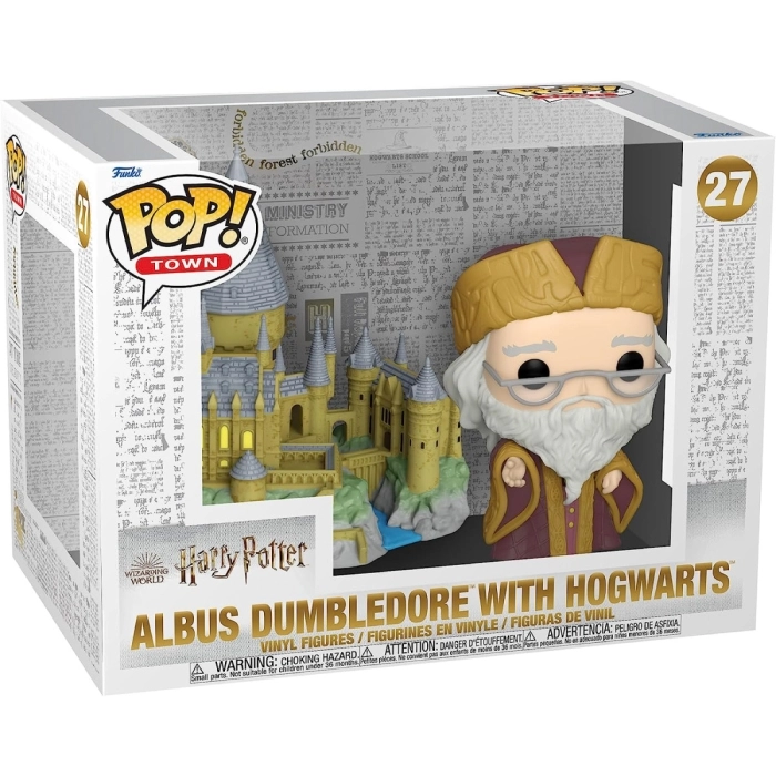 harry potter anniversary - dumbledore with hogwarts - funko pop 27: 1