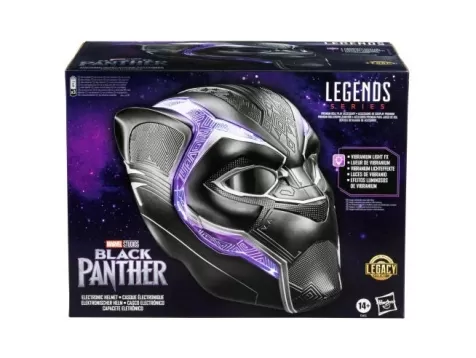 marvel legends - casco elettronico black panther replica con luci e suoni: 1