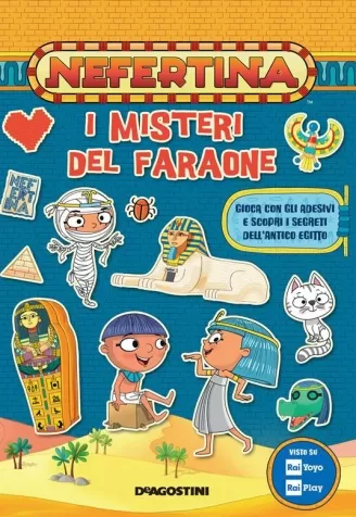 i misteri del faraone. nefertina. con adesivi