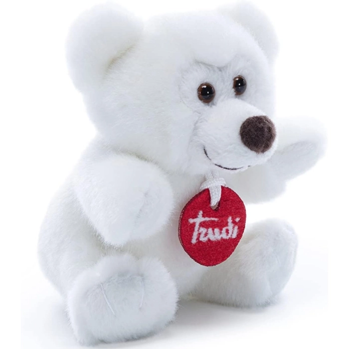 trudino - orso bianco - peluche 15cm