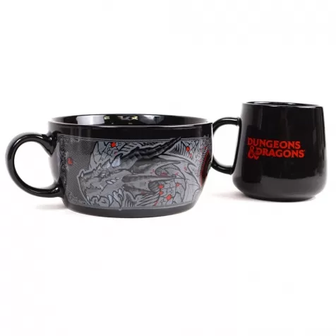 dungeons and dragons - set tazza e ciotola da colazione "ampersand"