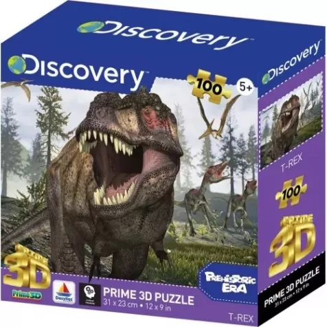 tyrannosaurus rex - puzzle 100 pezzi