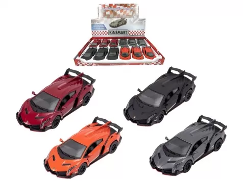 lamborghini veneno 1:36 die-cast a retrocarica