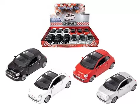 2007 fiat 500 die-cast a retrocarica