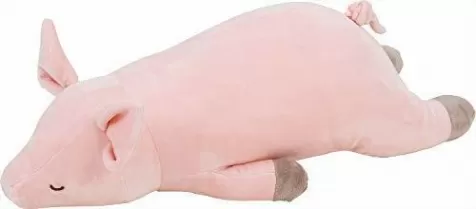 nemu nemu - pinkie il maiale - peluche taglia l 55cm