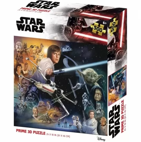 star wars - 3d puzzle in a tin - puzzle 300 pezzi