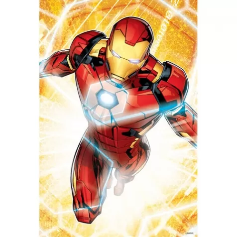 marvel iron man - 3d puzzle in a tin - puzzle 300 pezzi