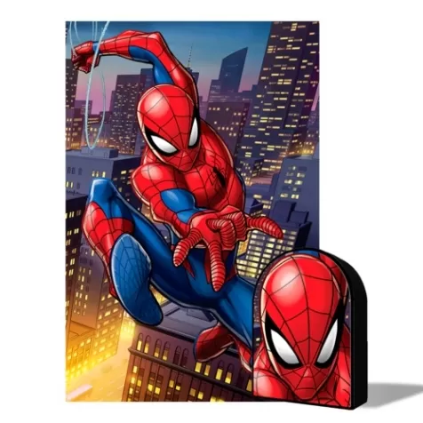marvel spider-man - 3d puzzle in a tin - puzzle 300 pezzi