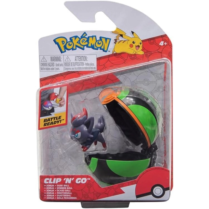 pokemon clip n go wave 2 - zorua & dusk ball