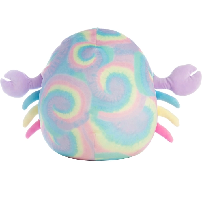 squishmallows -  christabel the purple swirl crab - peluche 20cm