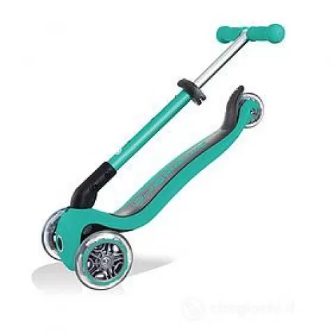 globber - junior foldable - monopattino pieghevole - emerald green