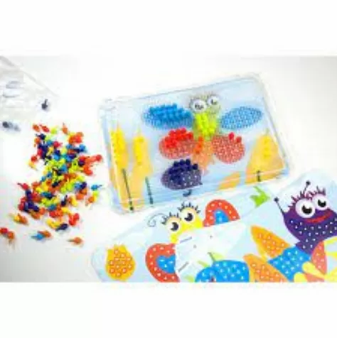 pegs - chiodini multicolore misura 10 mm - 180 pezzi