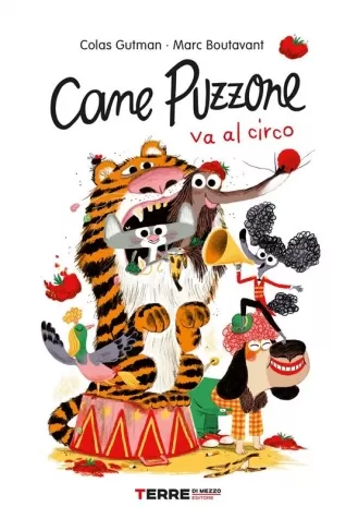 cane puzzone va al circo
