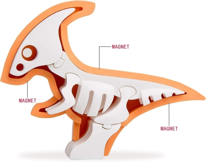 half toys - dino friends - parasaurolofo con diorama: 3