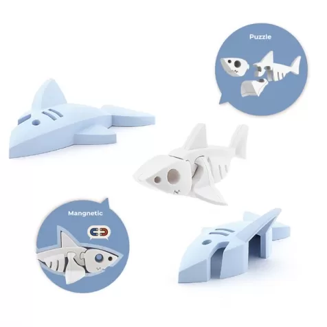 half toys - ocean friends - squalo bianco: 2