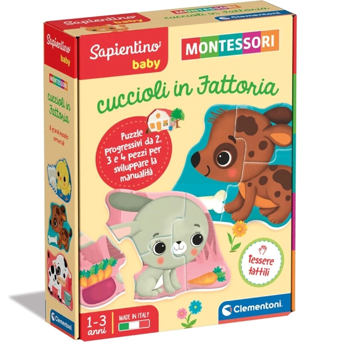 montessori baby - cuccioli in fattoria