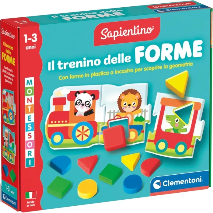montessori baby - il trenino delle forme