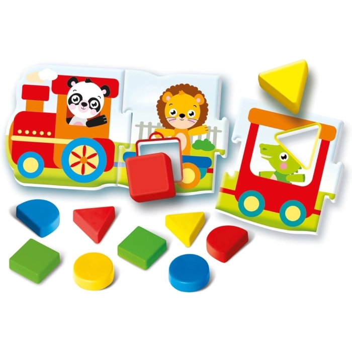 montessori baby - il trenino delle forme