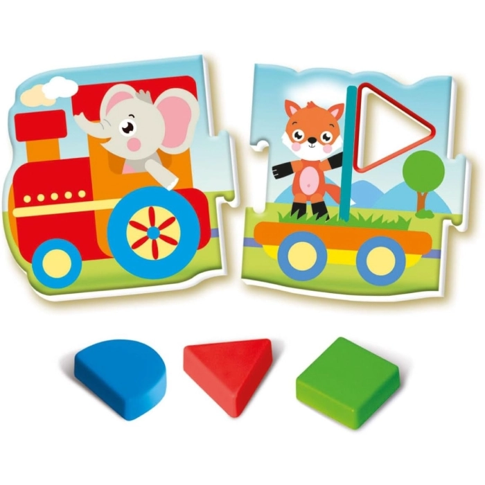 montessori baby - il trenino delle forme