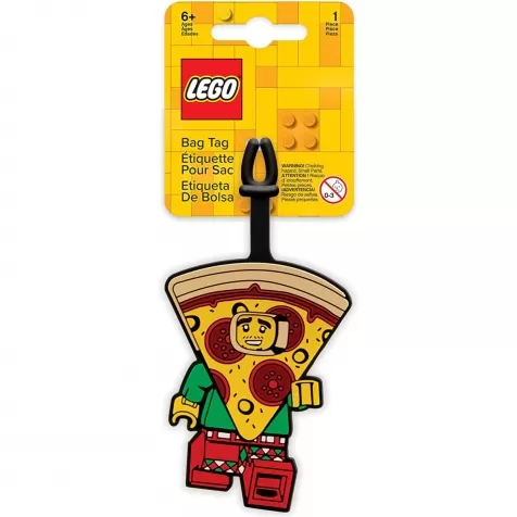 lego bag tag - pizza