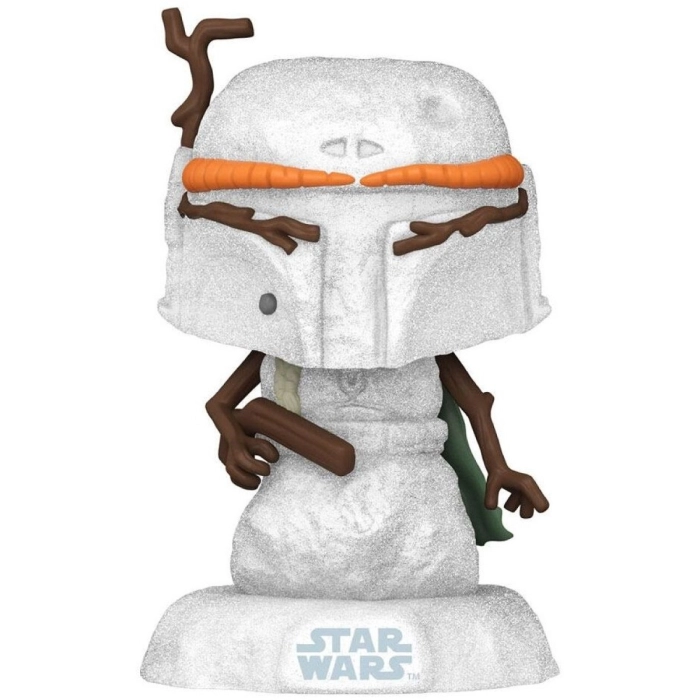 star wars: holiday- boba fett 9cm - funko pop 558