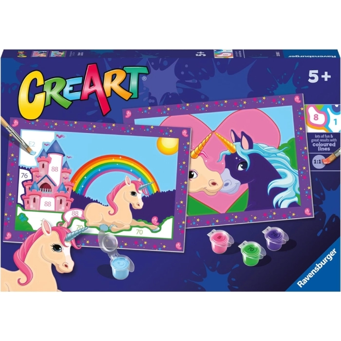 creart - serie junior - unicorni magici