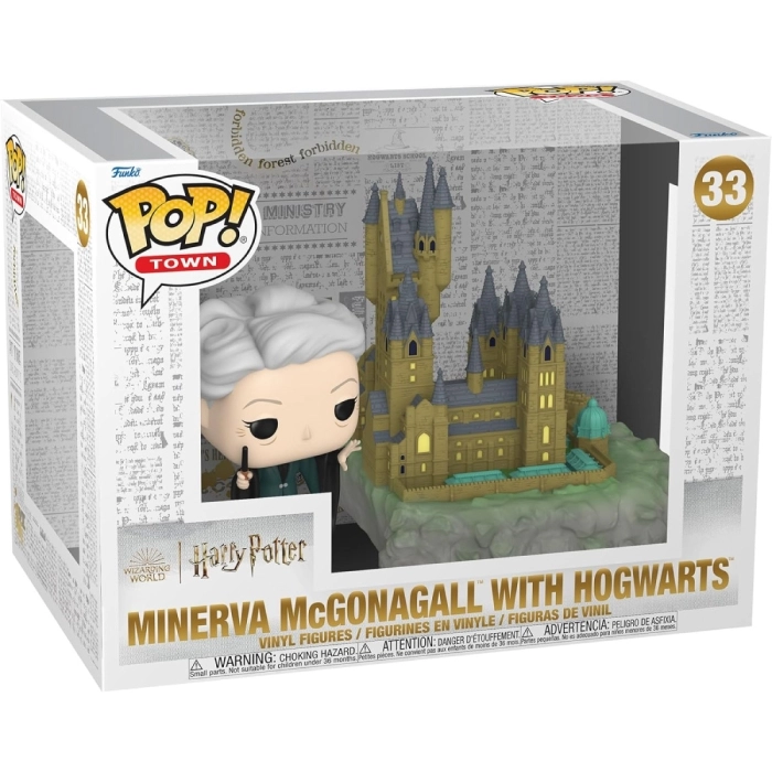 harry potter anniversary - minerva mcgonagall with hogwarts - funko pop 33: 1