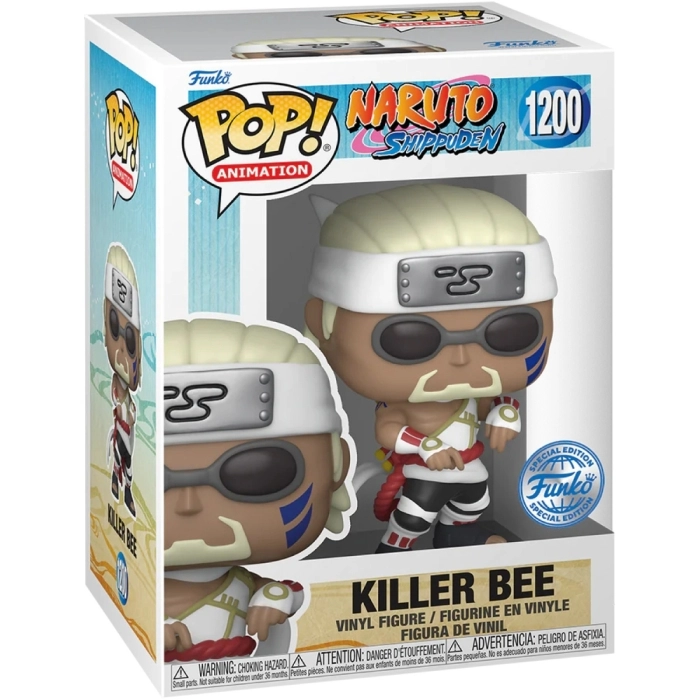 naruto shippuden - killer bee - funko pop 1200: 1