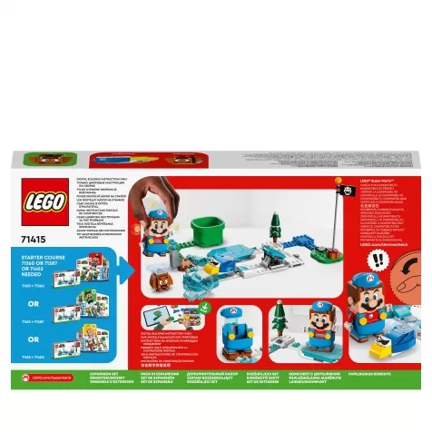 71415 - pack di espansione costume di mario ghiaccio e mondo ghiacciato