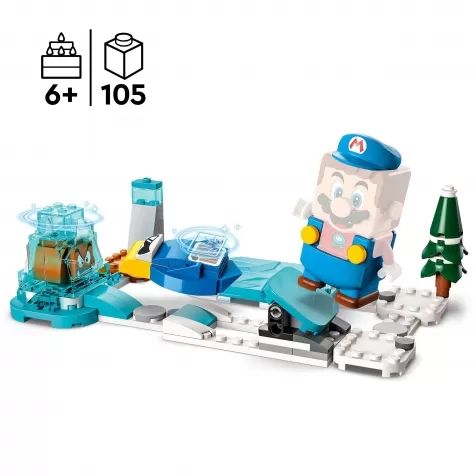 71415 - pack di espansione costume di mario ghiaccio e mondo ghiacciato