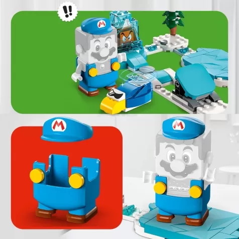 71415 - pack di espansione costume di mario ghiaccio e mondo ghiacciato
