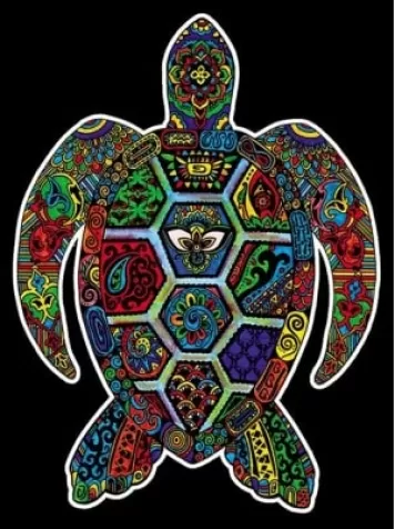 colorvelvet quadro tartaruga 47x35