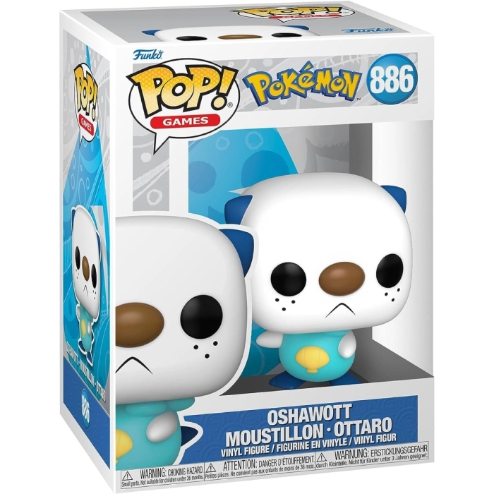 pokemon - oshawott 9cm - funko pop 886