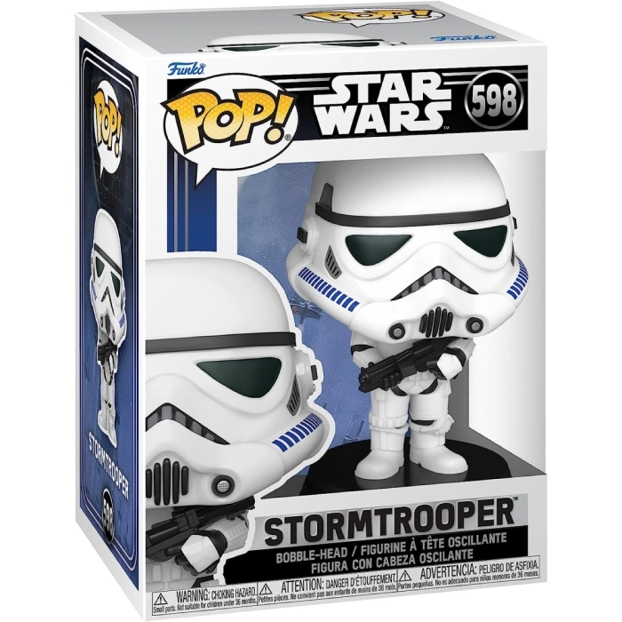 star wars: new classic - stormtrooper 9cm - funko pop 598: 1