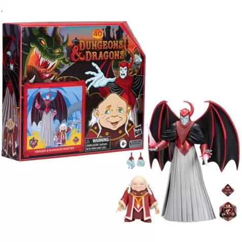 d&d - dungeons and dragons - cartoon classics - venger e dungeon master - action figure 15cm