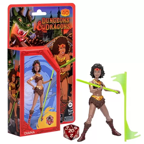 d&d - dungeons and dragons - cartoon classics - diana - action figure 15cm