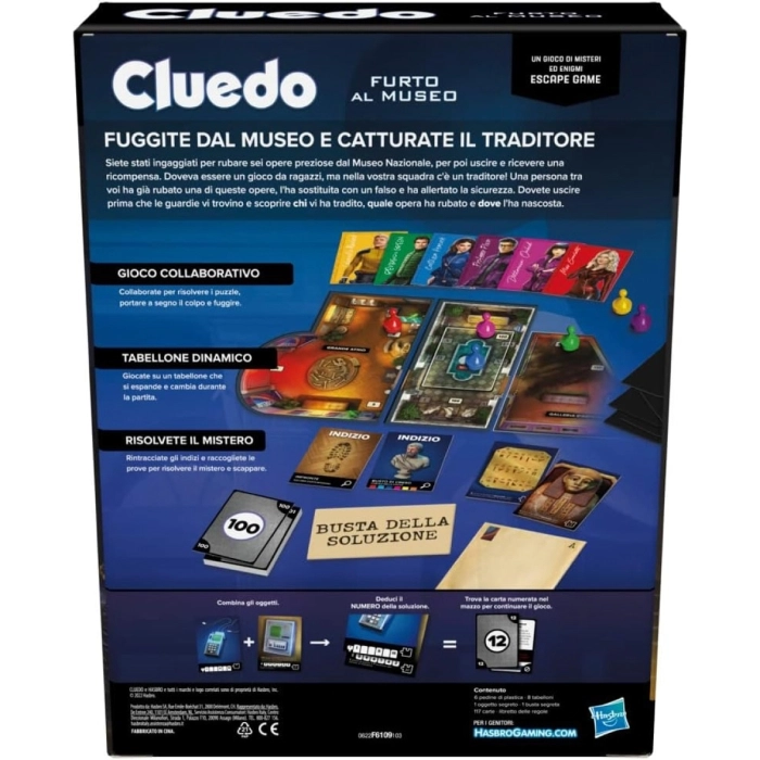 cluedo escape - furto al museo