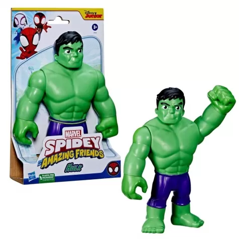 marvel spidey e i suoi fantastici amici - hulk mega 25cm
