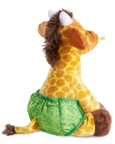 peluche baby giraffa - alto 28 cm - con ciuccio + biberon