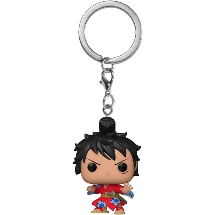 one piece - luffy in kimono 4cm - funko pocket pop! portachiavi: 2