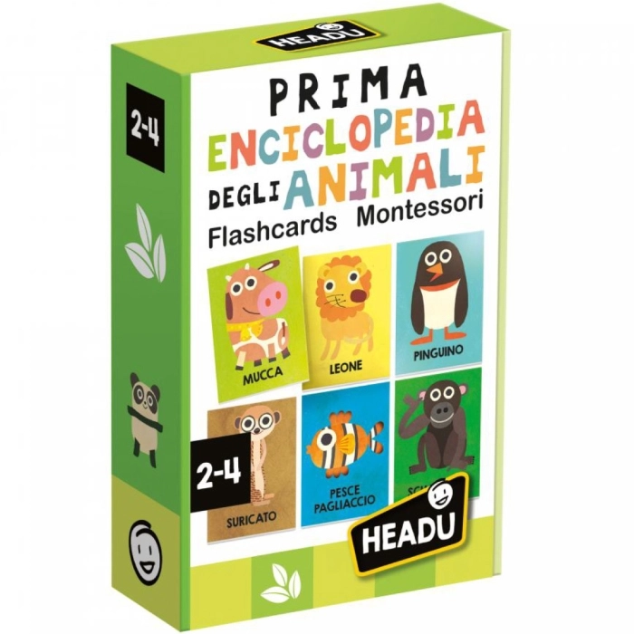 flashcards enciclopedia animali montessori