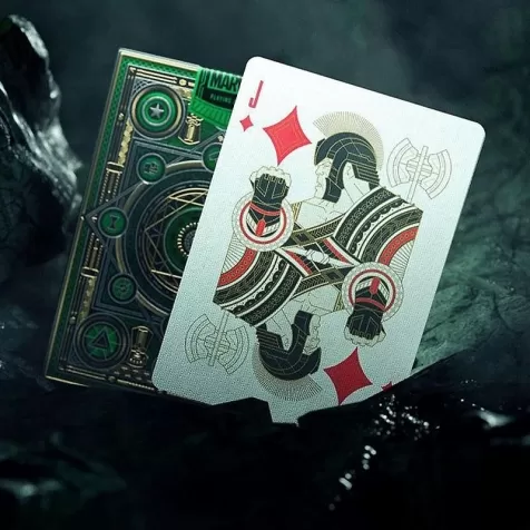 avengers green edition - mazzo di carte - poker e ramino