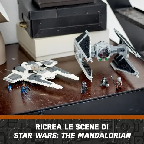 75348 - fang fighter mandaloriano vs tie interceptor