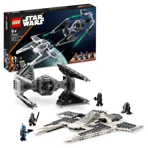 75348 - fang fighter mandaloriano vs tie interceptor