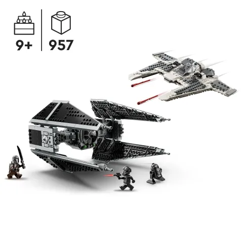 75348 - fang fighter mandaloriano vs tie interceptor