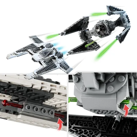 75348 - fang fighter mandaloriano vs tie interceptor