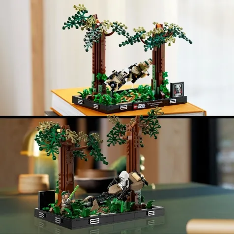 75353 - diorama inseguimento con lo speeder su endor: 5